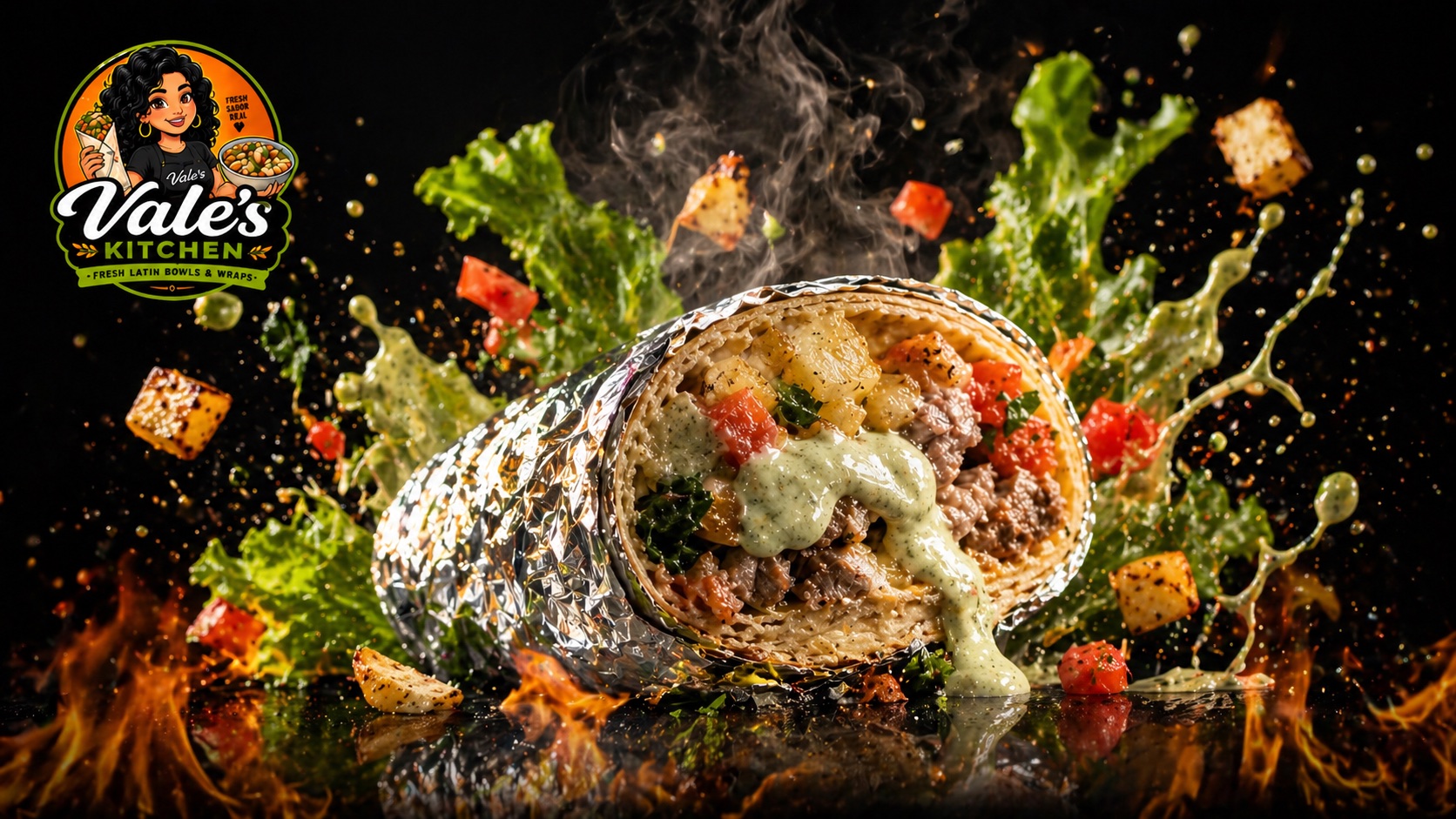 Wrap de cerdo de Vale's Kitchen